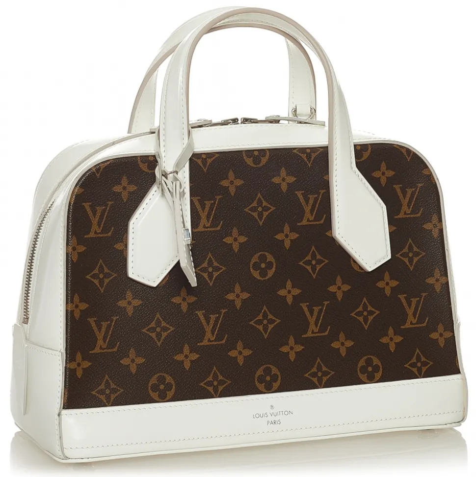 Louis Vuitton Vintage - Monogram Dora PM - Brown White - Leather Handbag - Luxury High Quality - Avvenice
