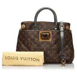 Louis Vuitton Vintage - Monogram Etoile Exotique MM - Brown - Canvas and Python Leather Handbag - Luxury High Quality - Avvenice
