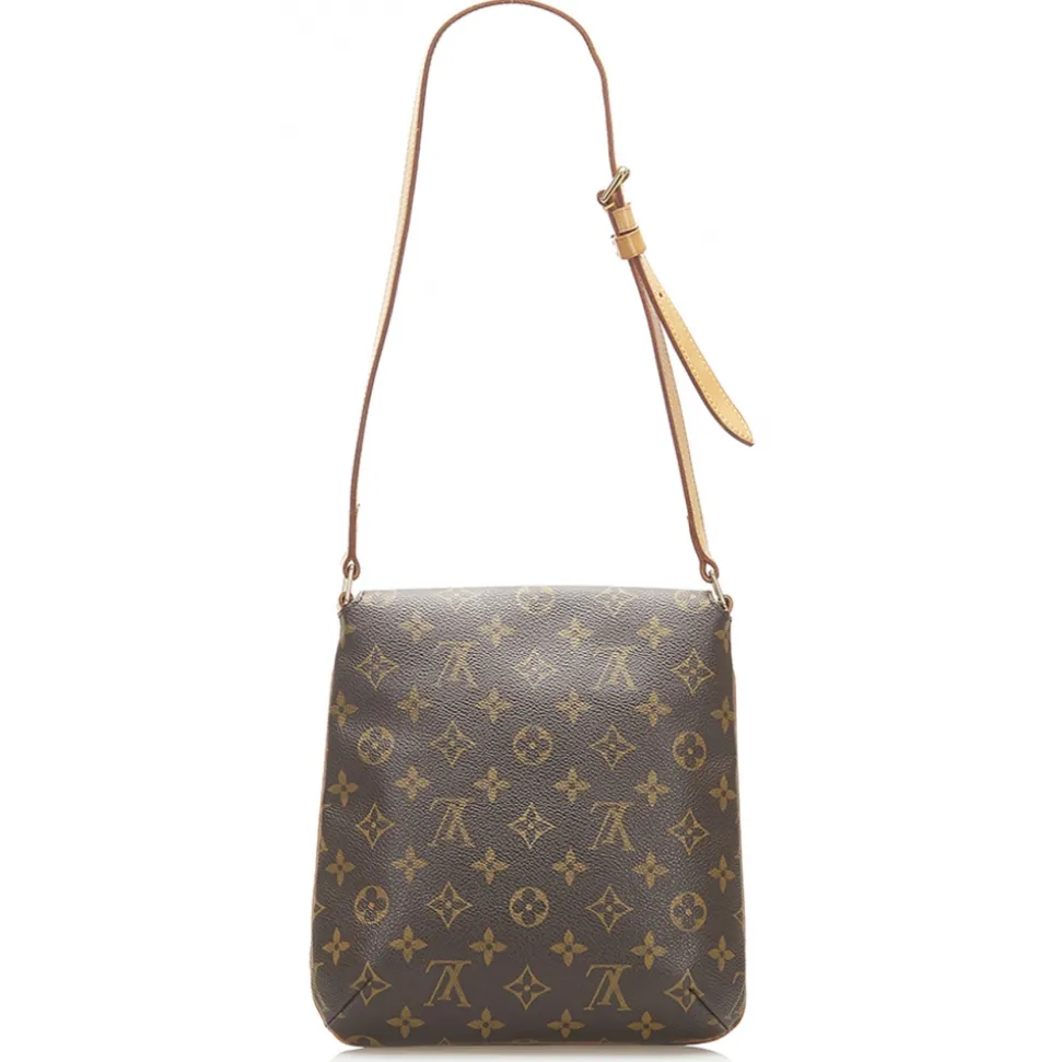 Louis Vuitton Vintage - Monogram Musette Salsa Long Strap Brown - Canvas and Vachetta Leather Shoulder Bag - Luxury High Quality - Avvenice