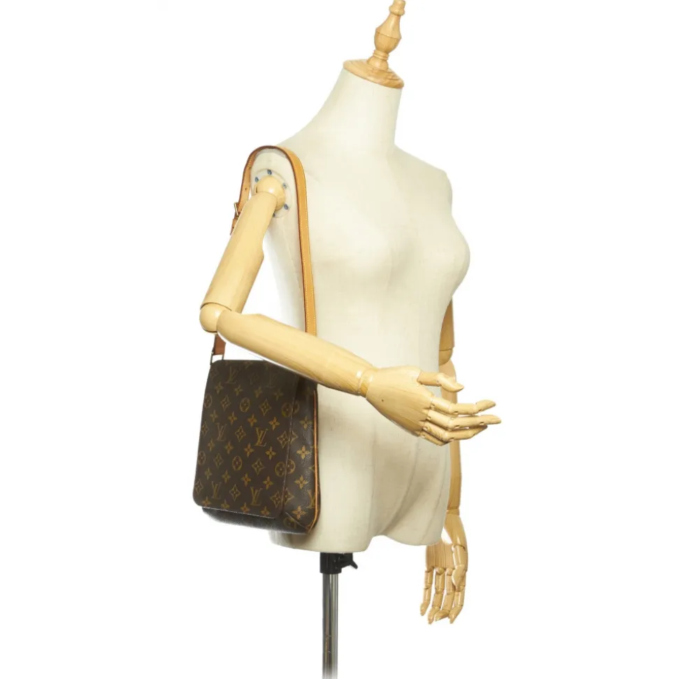 Louis Vuitton Vintage - Monogram Musette Salsa Long Strap Brown - Canvas and Vachetta Leather Shoulder Bag - Luxury High Quality - Avvenice