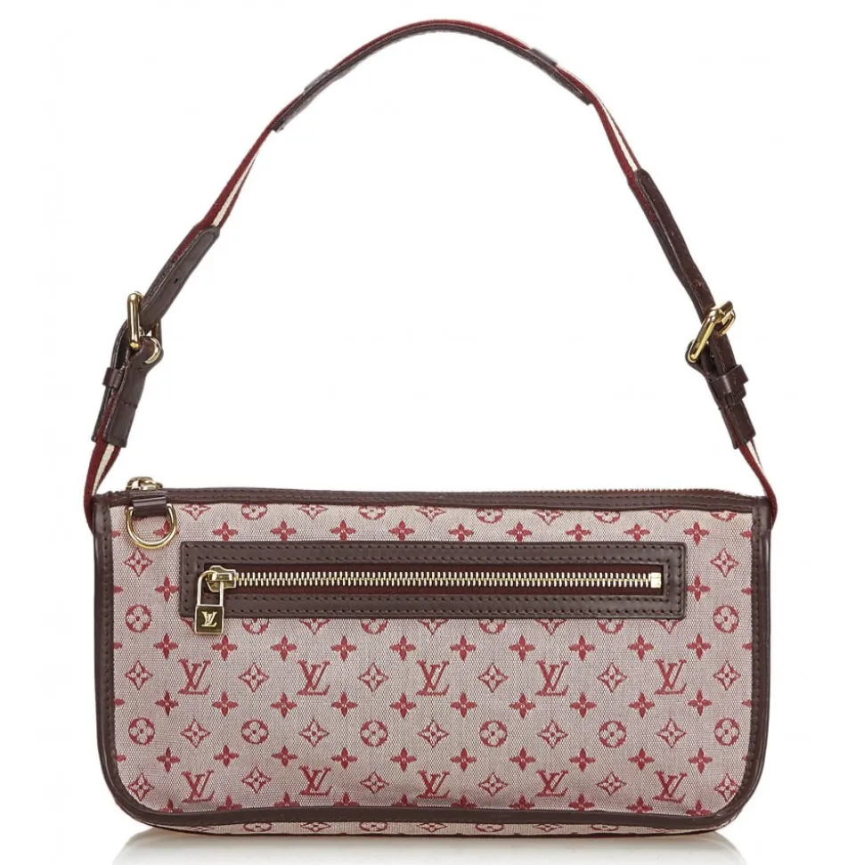 Louis Vuitton Vintage - Monogram Mini Lin Pochette Kathleen Bag - Pink - Monogram Leather Handbag - Luxury High Quality - Avvenice