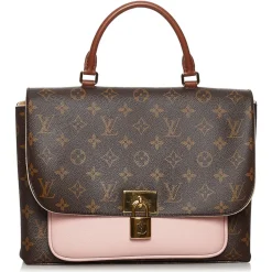 Louis Vuitton Vintage - Monogram Marignan - Brown Pink - Leather Handbag - Luxury High Quality - Avvenice