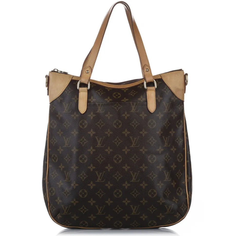 Louis Vuitton Vintage - Monogram Odeon GM - Brown - Monogram Canvas and Vachetta Leather Satchel - Luxury High Quality - Avvenice
