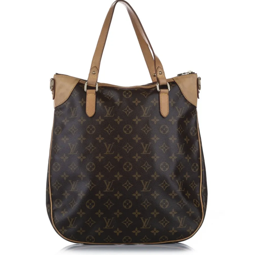 Louis Vuitton Vintage - Monogram Odeon GM - Brown - Monogram Canvas and Vachetta Leather Satchel - Luxury High Quality - Avvenice