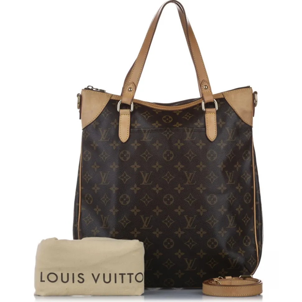 Louis Vuitton Vintage - Monogram Odeon GM - Brown - Monogram Canvas and Vachetta Leather Satchel - Luxury High Quality - Avvenice