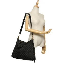 Louis Vuitton Vintage - Monogram Denim Neo Cabby MM - Gray - Denim Satchel - Luxury High Quality - Avvenice