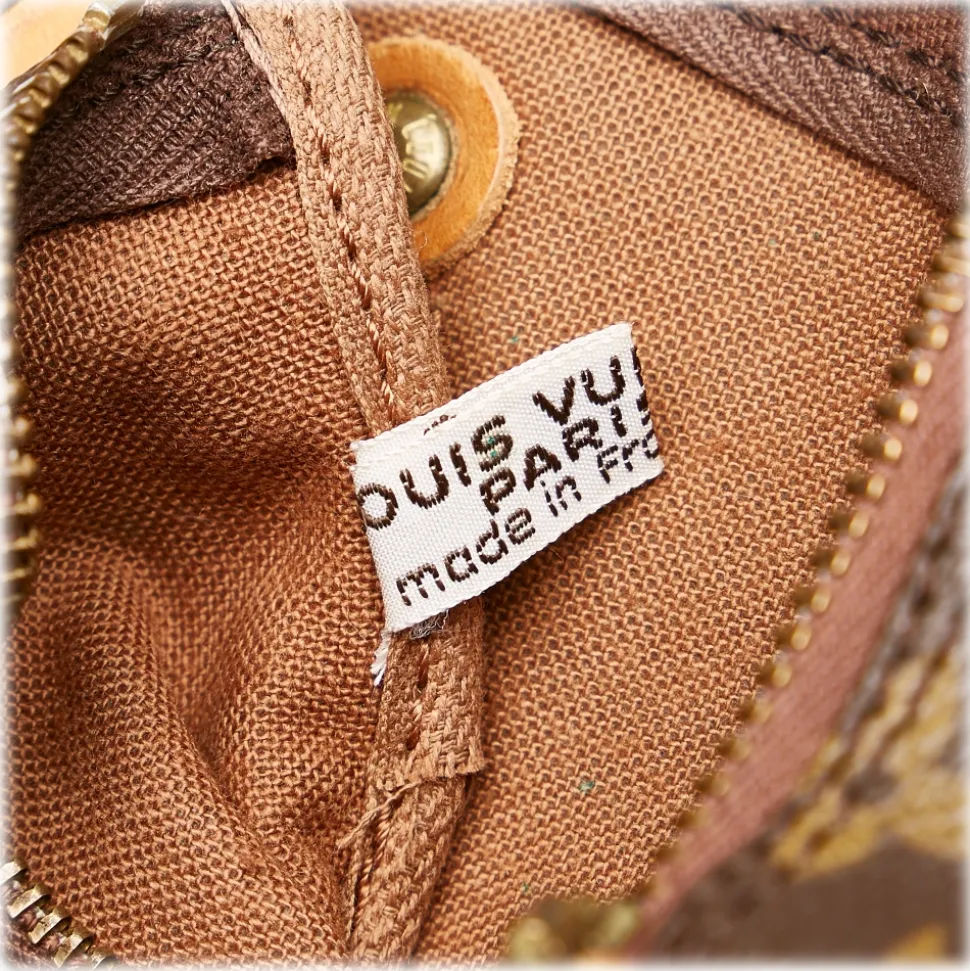 Louis Vuitton Vintage - Monogram Mini Speedy - Brown - Monogram Canvas x Leather Boston Bag - Luxury High Quality - Avvenice