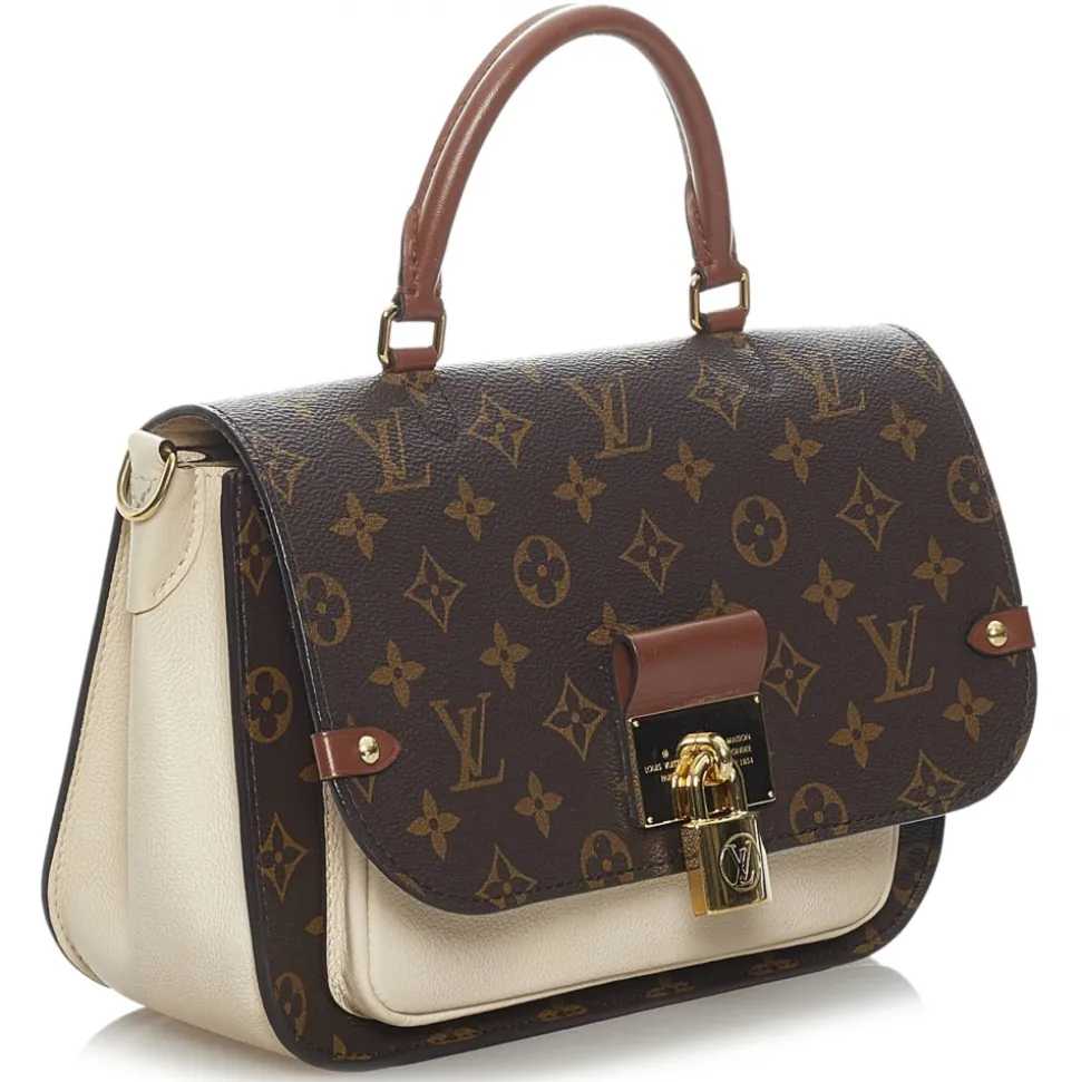 Louis Vuitton Vintage - Monogram Marignan - Brown White - Leather Handbag - Luxury High Quality - Avvenice