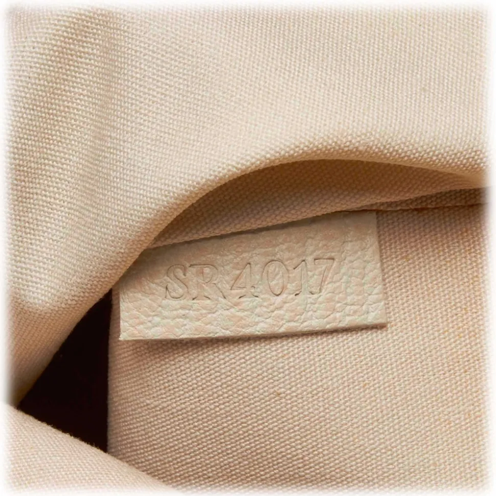 Louis Vuitton Vintage - Monogram Mini Lin Croisette Marina PM Bag - White Pink - Leather Handbag - Luxury High Quality - Avvenice