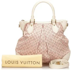 Louis Vuitton Vintage - Monogram Mini Lin Croisette Marina PM Bag - White Pink - Leather Handbag - Luxury High Quality - Avvenice