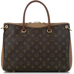 Louis Vuitton Vintage - Monogram Pallas Satchel - Brown - Leather Handbag - Luxury High Quality - Avvenice