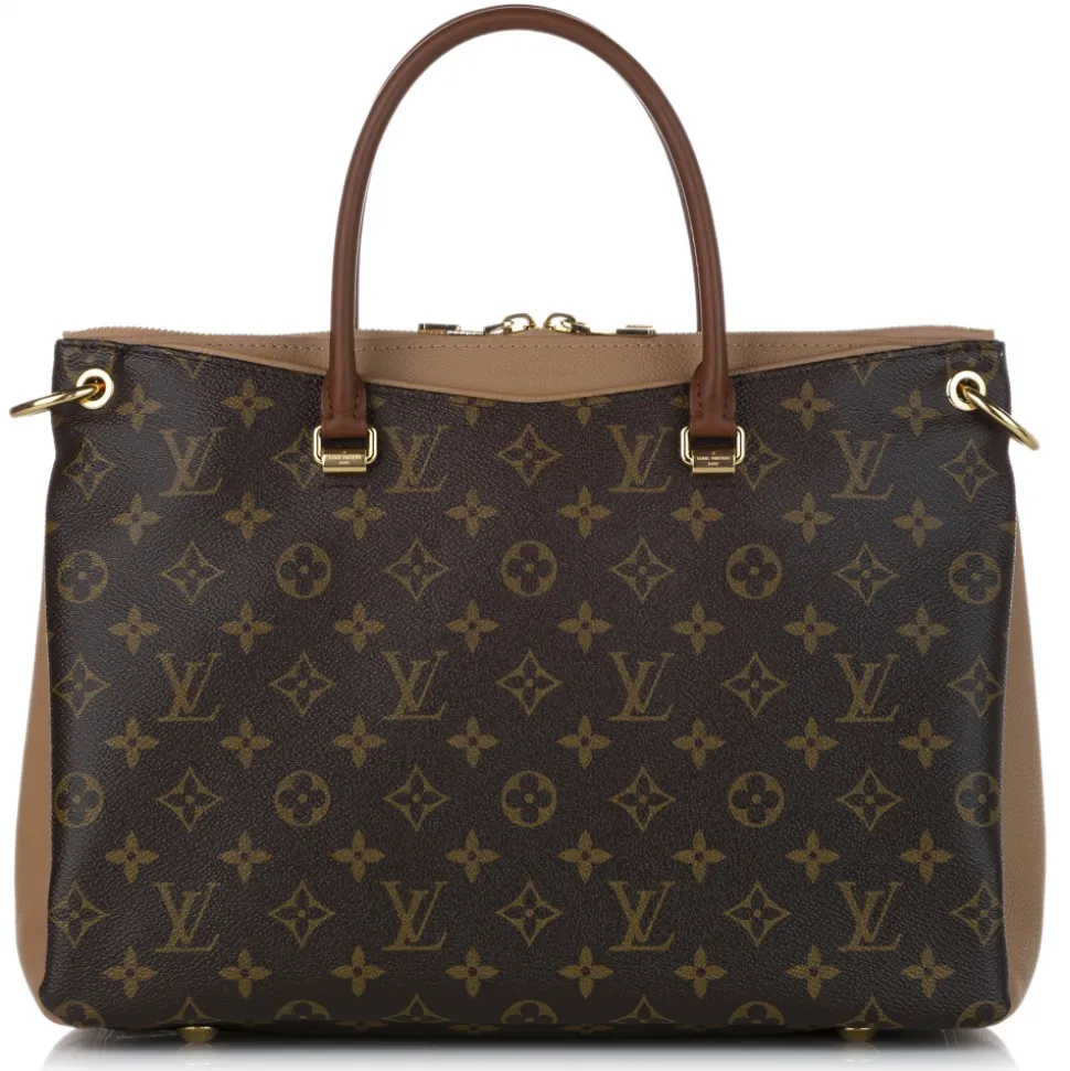 Louis Vuitton Vintage - Monogram Pallas Satchel - Brown - Leather Handbag - Luxury High Quality - Avvenice
