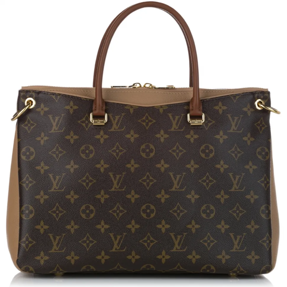 Louis Vuitton Vintage - Monogram Pallas Satchel - Brown - Leather Handbag - Luxury High Quality - Avvenice