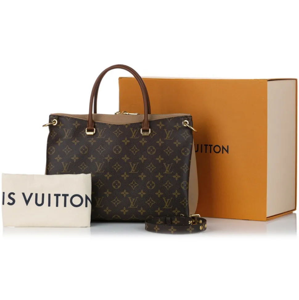 Louis Vuitton Vintage - Monogram Pallas Satchel - Brown - Leather Handbag - Luxury High Quality - Avvenice
