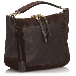Louis Vuitton Vintage - Monogram Empreinte Audacieuse PM Bag - Dark Brown - Leather and Suede Handbag - Luxury High Quality - Avvenice