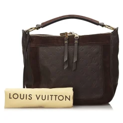 Louis Vuitton Vintage - Monogram Empreinte Audacieuse PM Bag - Dark Brown - Leather and Suede Handbag - Luxury High Quality - Avvenice