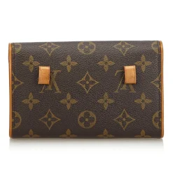 Louis Vuitton Vintage - Monogram Florentine Pochette Bag - Brown - Monogram Canvas and Leather Handbag - Luxury High Quality - Avvenice
