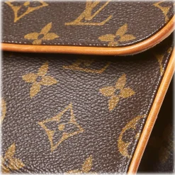 Louis Vuitton Vintage - Monogram Florentine Pochette Bag - Brown - Monogram Canvas and Leather Handbag - Luxury High Quality - Avvenice