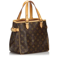 Louis Vuitton Vintage - Monogram Batignolles Vertical Bag - Brown - Canvas and Leather Handbag - Luxury High Quality - Avvenice