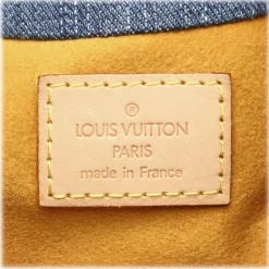 Louis Vuitton Vintage - Monogram Denim Pleaty Handbag - Denim - Leather Handbag - Luxury High Quality - Avvenice