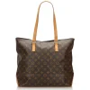Louis Vuitton Vintage - Monogram Cabas Mezzo Bag - Brown - Leather Handbag - Luxury High Quality - Avvenice