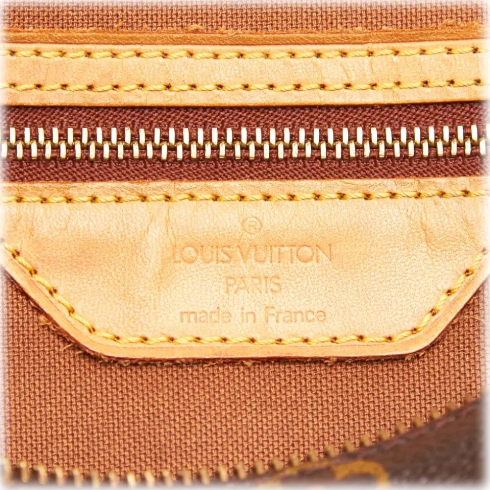 Louis Vuitton Vintage - Monogram Cabas Mezzo Bag - Brown - Leather Handbag - Luxury High Quality - Avvenice
