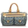 Louis Vuitton Vintage - Monogram Denim Neo Speedy Bag - Denim - Leather Handbag - Luxury High Quality - Avvenice