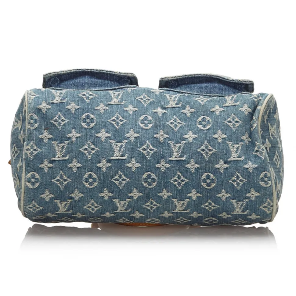 Louis Vuitton Vintage - Monogram Denim Neo Speedy Bag - Denim - Leather Handbag - Luxury High Quality - Avvenice