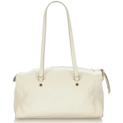 Louis Vuitton Vintage - Monogram Empreinte Inspiree - White - Leather and Monogram Empreinte Shoulder Bag - Luxury High Quality - Avvenice