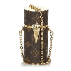 Louis Vuitton Vintage - Monogram Lipstick Case - Brown - Monogram Canvas and Metal Case- Luxury High Quality - Avvenice