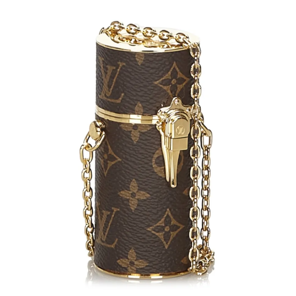 Louis Vuitton Vintage - Monogram Lipstick Case - Brown - Monogram Canvas and Metal Case- Luxury High Quality - Avvenice