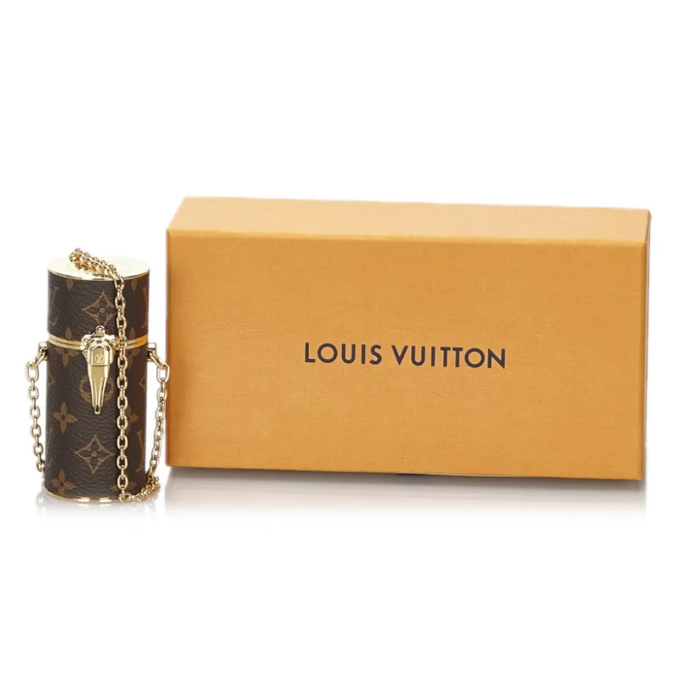 Louis Vuitton Vintage - Monogram Lipstick Case - Brown - Monogram Canvas and Metal Case- Luxury High Quality - Avvenice