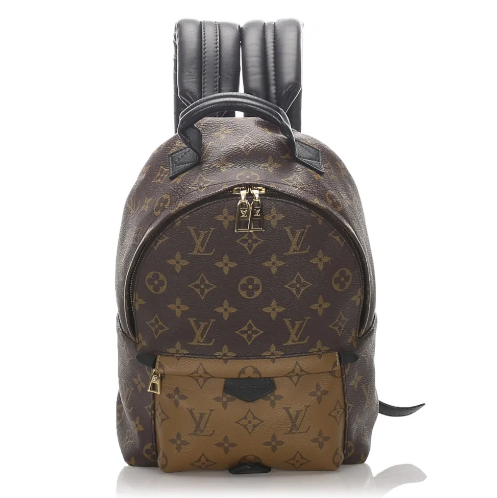 Louis Vuitton Vintage - Monogram Reverse Palm Springs PM Backpack - Brown - Canvas and Leather Backpack - Luxury High Quality - Avvenice