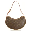 Louis Vuitton Vintage - Monogram Croissant PM Bag - Brown - Monogram Canvas and Leather Handbag - Luxury High Quality - Avvenice