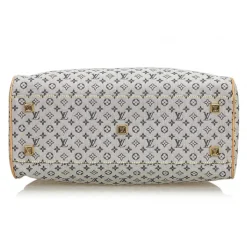 Louis Vuitton Vintage - Monogram Mini Lin Marie Bag - Blue Navy Brown - Monogram Leather Handbag - Luxury High Quality - Avvenice