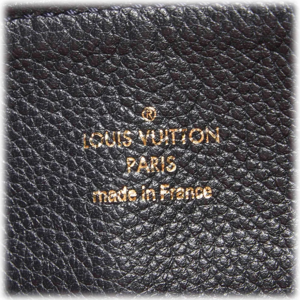 Louis Vuitton Vintage - Monogram Empreinte Audacieuse MM Bag - Navy Blue - Leather and Suede Handbag - Luxury High Quality - Avvenice
