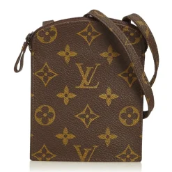 Louis Vuitton Vintage - Monogram Pochette Secret Passport Holder - Brown - Monogram Canvas and Leather - Luxury High Quality - Avvenice