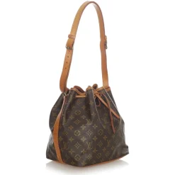 Louis Vuitton Vintage - Monogram Petit Noe - Brown - Monogram Canvas and Vanchetta Leather Bucket Bag - Luxury High Quality - Avvenice