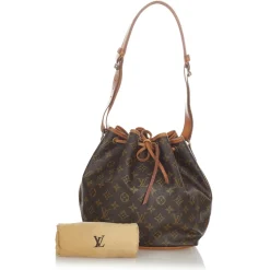 Louis Vuitton Vintage - Monogram Petit Noe - Brown - Monogram Canvas and Vanchetta Leather Bucket Bag - Luxury High Quality - Avvenice