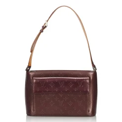 Louis Vuitton Vintage - Monogram Glace Alston Bag - Dark Brown - Leather Handbag - Luxury High Quality - Avvenice