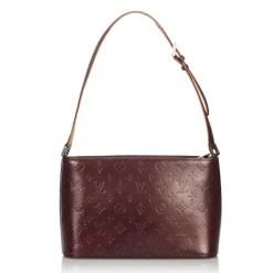 Louis Vuitton Vintage - Monogram Glace Alston Bag - Dark Brown - Leather Handbag - Luxury High Quality - Avvenice