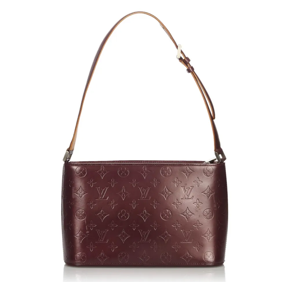 Louis Vuitton Vintage - Monogram Glace Alston Bag - Dark Brown - Leather Handbag - Luxury High Quality - Avvenice