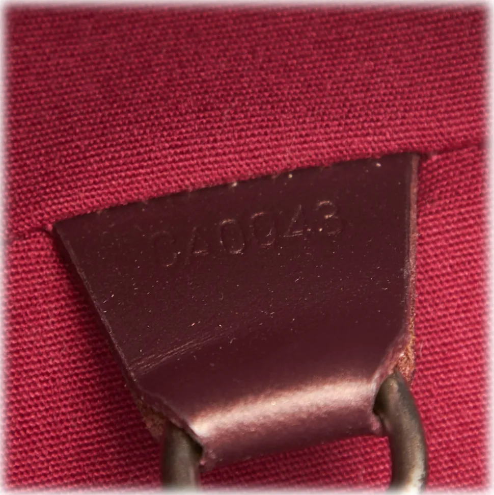 Louis Vuitton Vintage - Monogram Glace Alston Bag - Dark Brown - Leather Handbag - Luxury High Quality - Avvenice