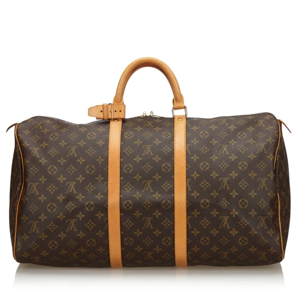 Louis Vuitton Vintage - Monogram Keepall 55 Bag - Brown - Monogram Leather Handbag - Luxury High Quality - Avvenice
