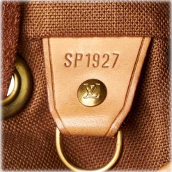 Louis Vuitton Vintage - Monogram Montsouris PM - Brown - Canvas and Vachetta Leather Backpack - Luxury High Quality - Avvenice