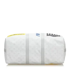 Louis Vuitton Vintage - Monogram Antartica Keepall Bandouliere Logo Story 50 Bag - White - Leather Handbag - Luxury High Quality - Avvenice