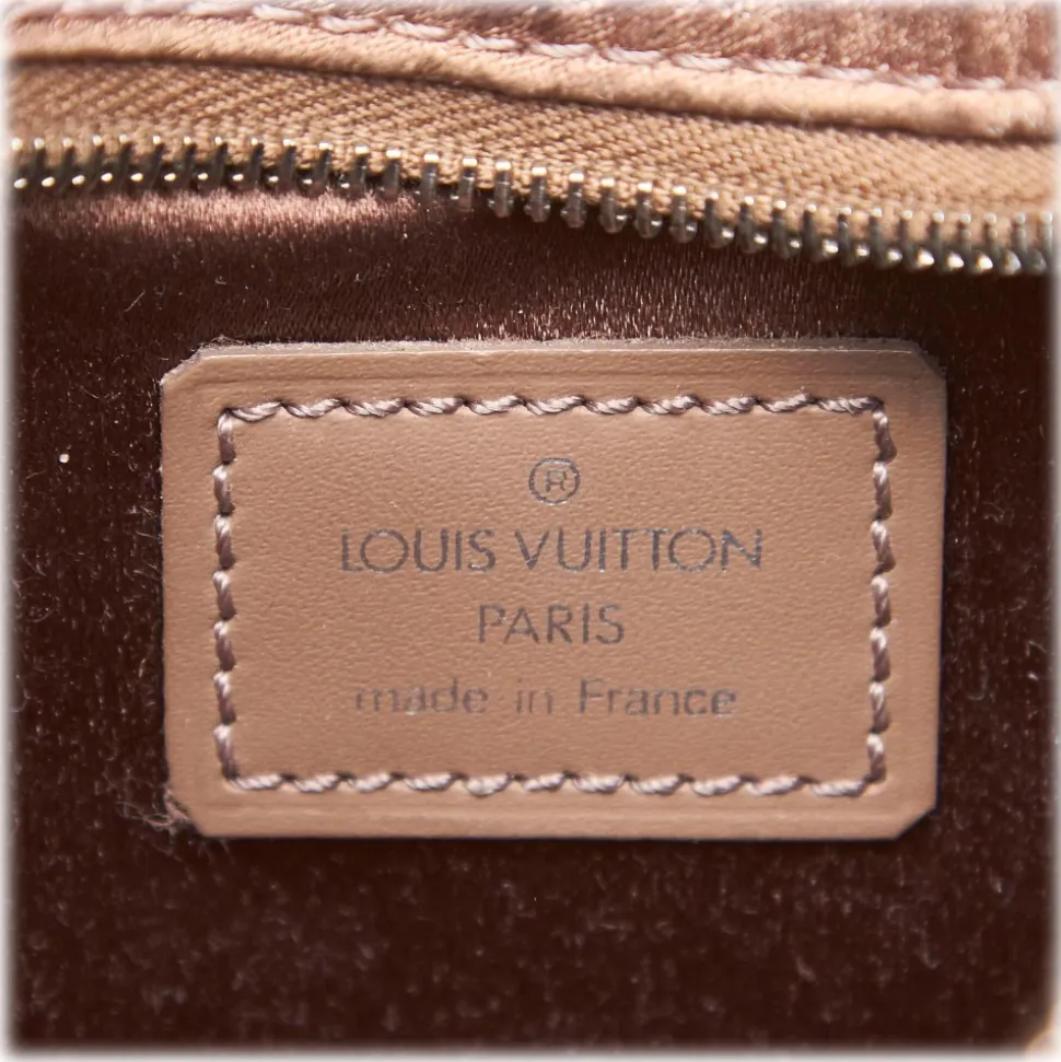 Louis Vuitton Vintage - Monogram Satin Little Boulogne Bag - Brown Bronze - Canvas and Leather Handbag - Luxury High Quality - Avvenice