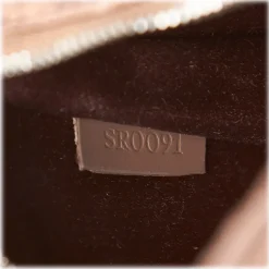 Louis Vuitton Vintage - Monogram Satin Little Boulogne Bag - Brown Bronze - Canvas and Leather Handbag - Luxury High Quality - Avvenice