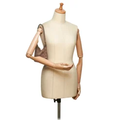 Louis Vuitton Vintage - Monogram Satin Little Boulogne Bag - Brown Bronze - Canvas and Leather Handbag - Luxury High Quality - Avvenice