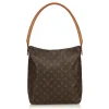 Louis Vuitton Vintage - Monogram Looping GM Bag - Brown - Monogram Canvas and Leather Handbag - Luxury High Quality - Avvenice